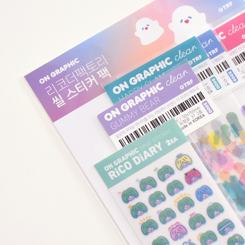 ON GRAPHIC SEAL STICKER PACK