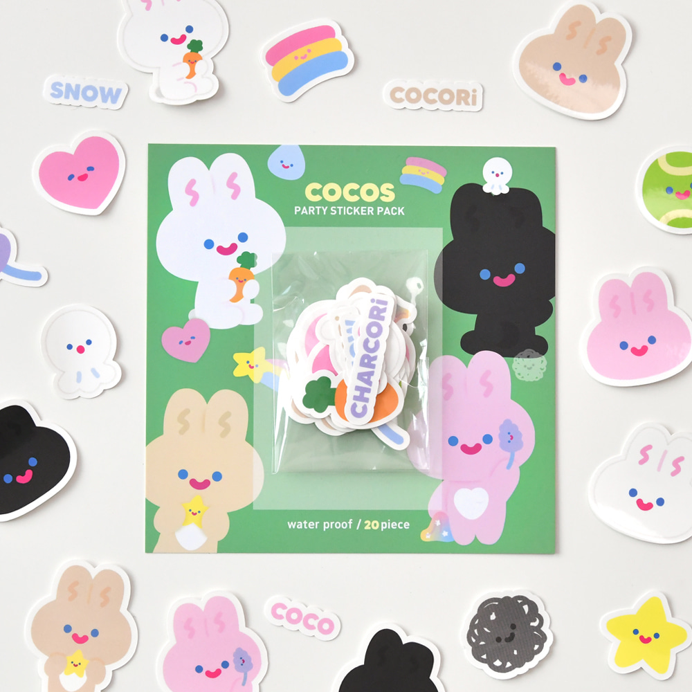 COCOS PARTY STICKER PACK