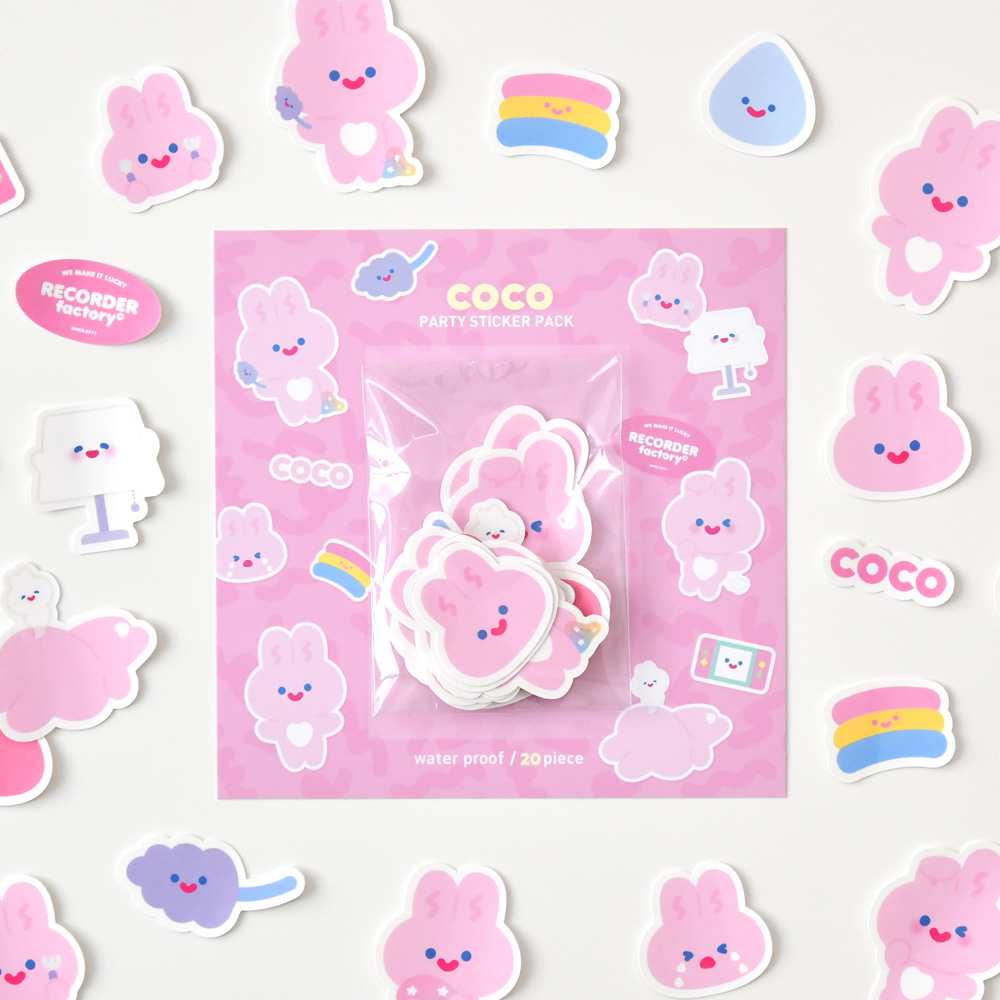 COCO PARTY STICKER PACK